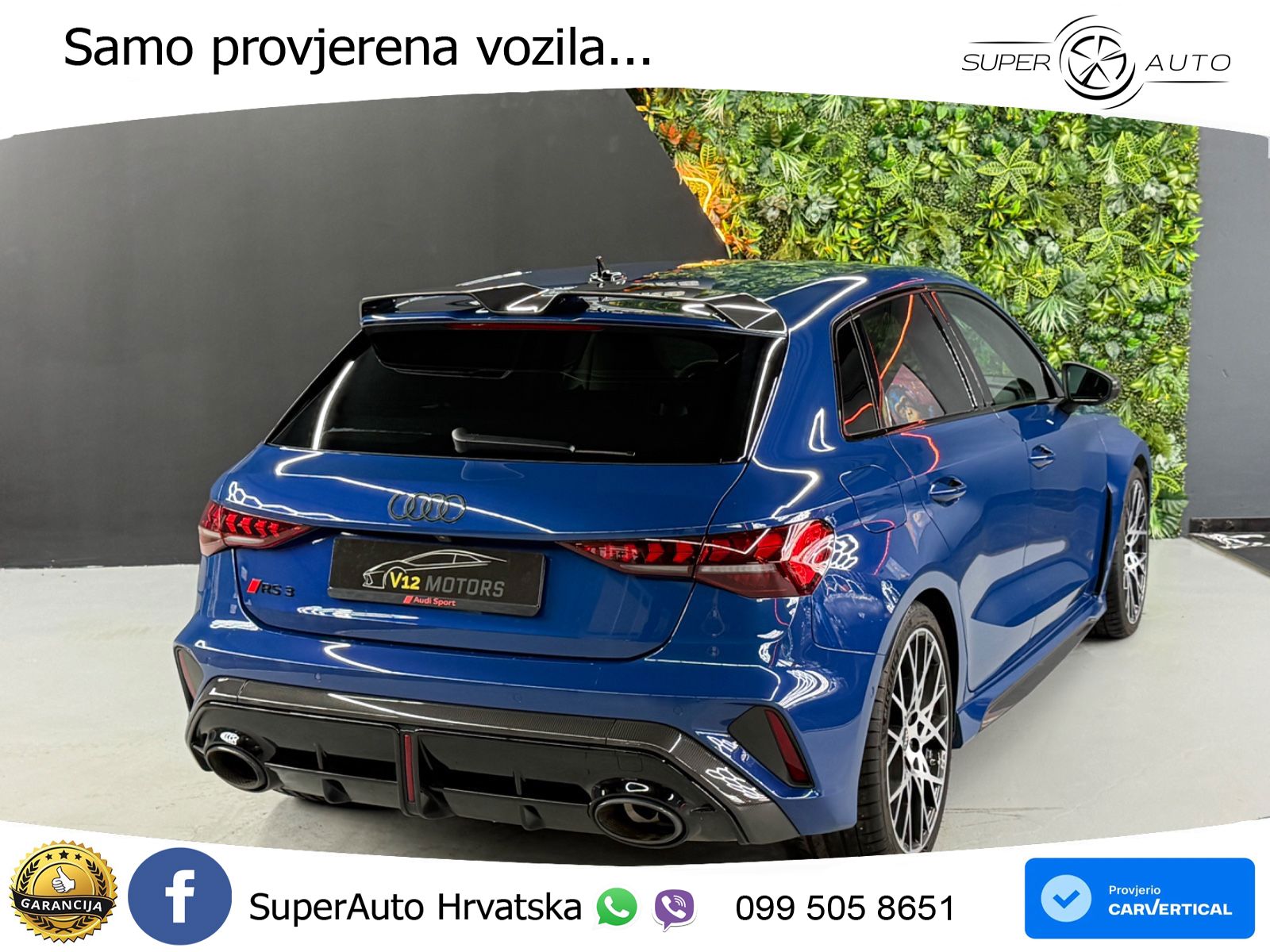 Audi RS3 Sedan 2.5 TFSI (400 KS) quattro S tronic LED+GR SJED+ACC