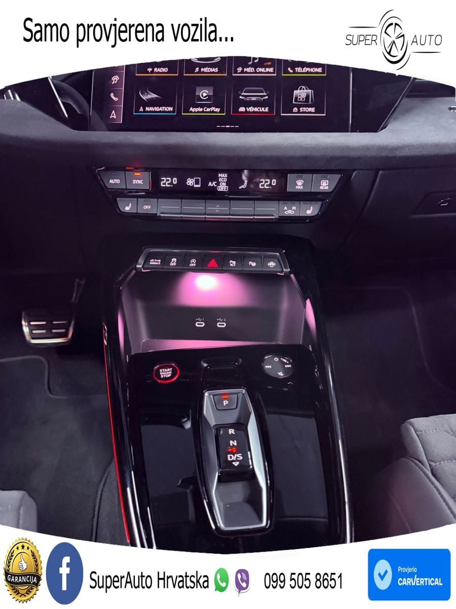 Audi RS3 Sedan 2.5 TFSI (400 KS) quattro S tronic LED+GR SJED+ACC