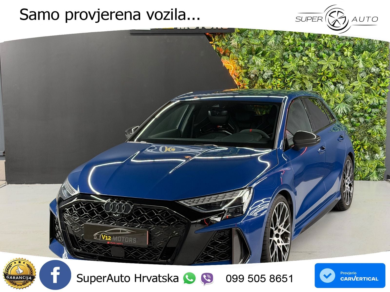 Audi RS3 Sedan 2.5 TFSI (400 KS) quattro S tronic LED+GR SJED+ACC