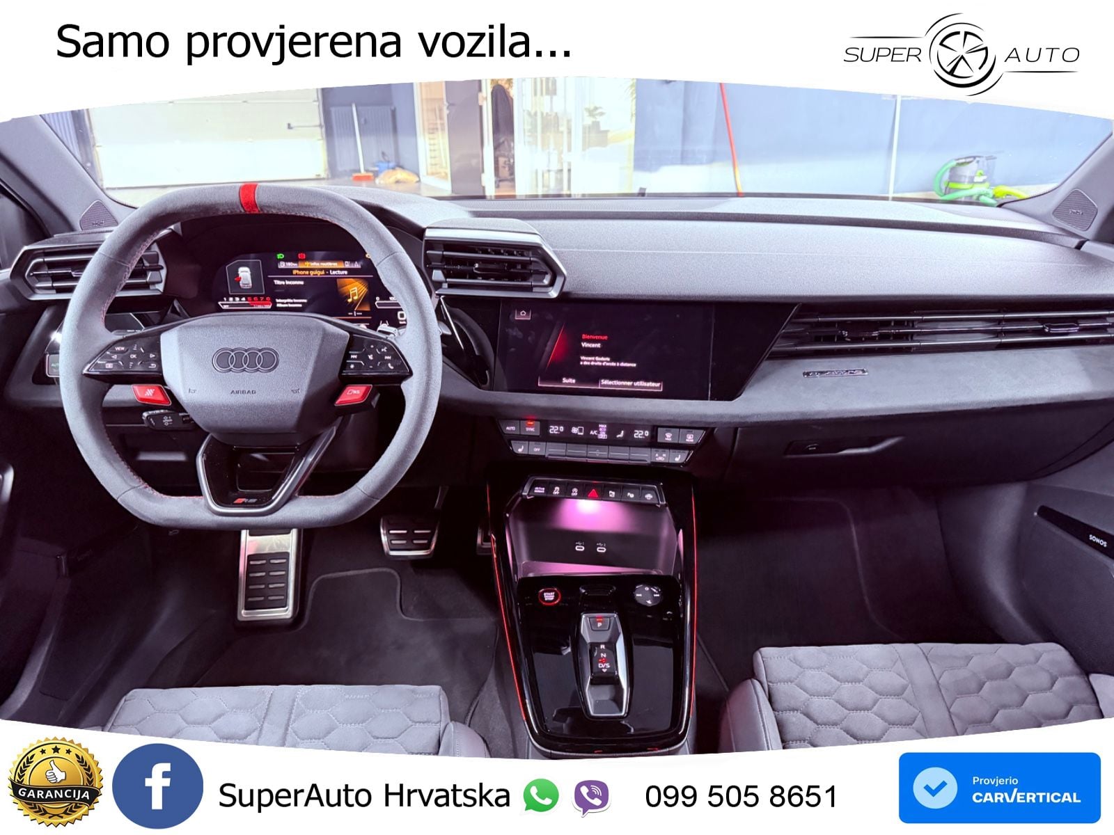 Audi RS3 Sedan 2.5 TFSI (400 KS) quattro S tronic LED+GR SJED+ACC