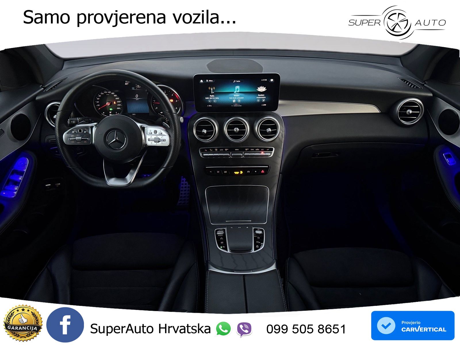 Mercedes GLC 220d (194 KS) 4MATIC G-TRONIC AMG LED+GR SJED+ACC