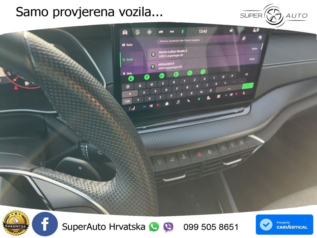 Škoda Octavia Combi 2.0 TDI (150 KS) DSG SportLine MATRIX+GR SJED+KAM