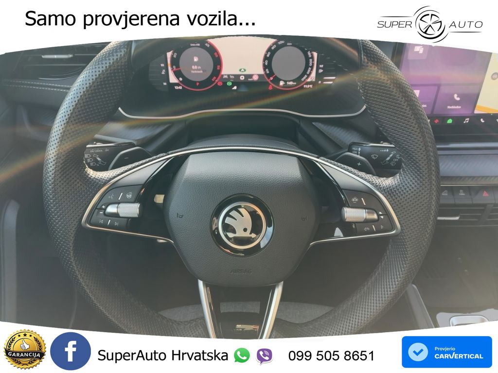 Škoda Octavia Combi 2.0 TDI (150 KS) DSG SportLine MATRIX+GR SJED+KAM