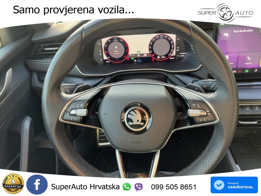 Škoda Octavia Combi 2.0 TDI (150 KS) DSG SportLine MATRIX+GR SJED+KAM