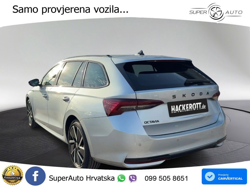 Škoda Octavia Combi 2.0 TDI (150 KS) DSG SportLine MATRIX+GR SJED+KAM