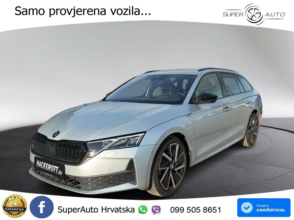 Škoda Octavia Combi 2.0 TDI (150 KS) DSG SportLine MATRIX+GR SJED+KAM