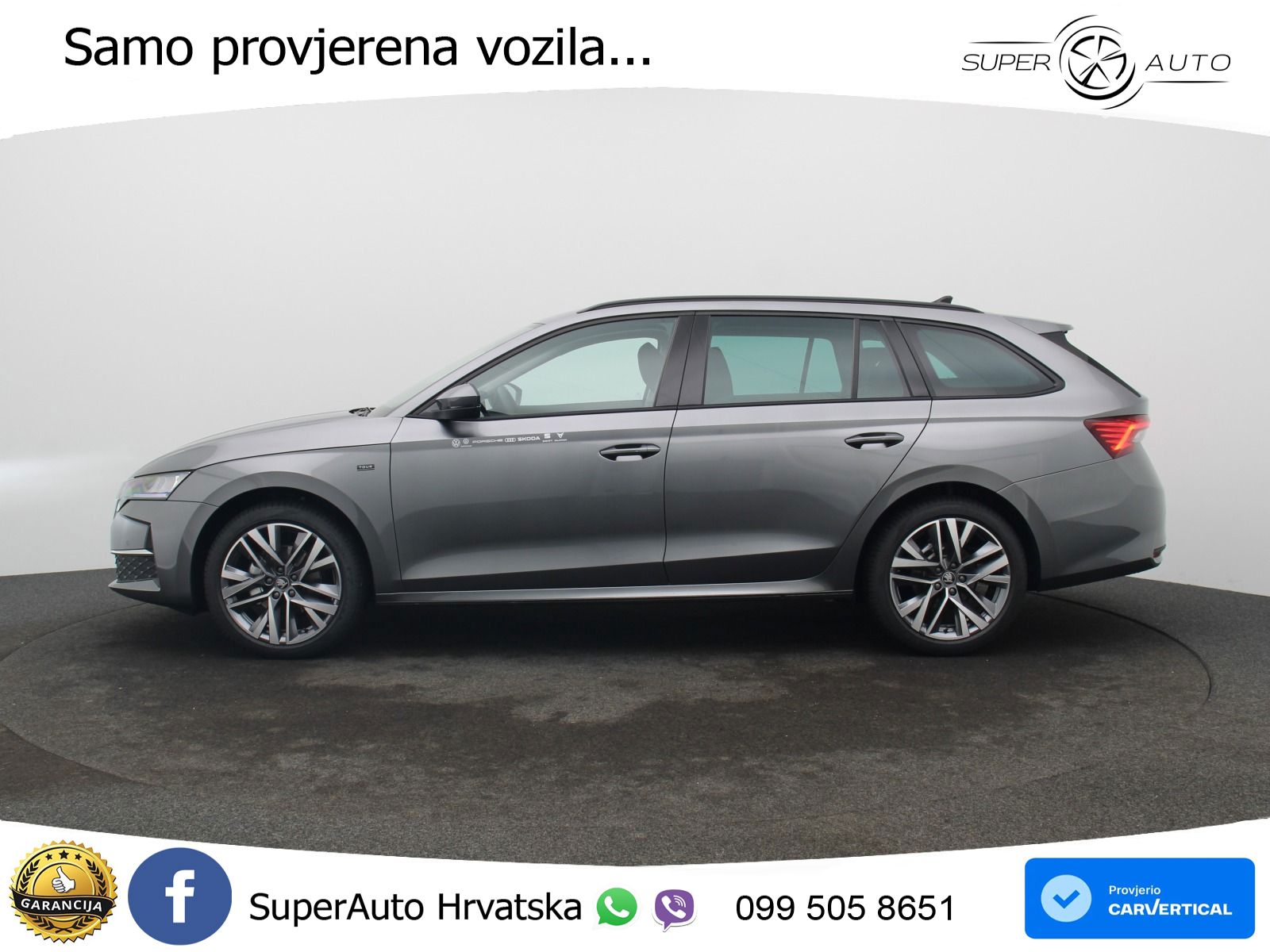 Škoda Octavia Combi 2.0 TDI (150 KS) DSG LED+GR SJED+ACC