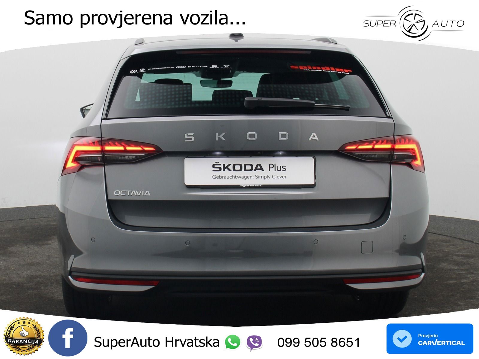 Škoda Octavia Combi 2.0 TDI (150 KS) DSG LED+GR SJED+ACC