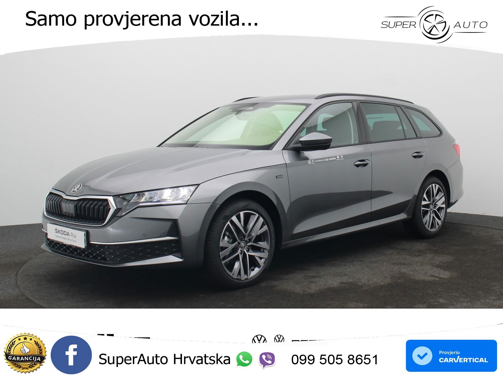 Škoda Octavia Combi 2.0 TDI (150 KS) DSG LED+GR SJED+ACC