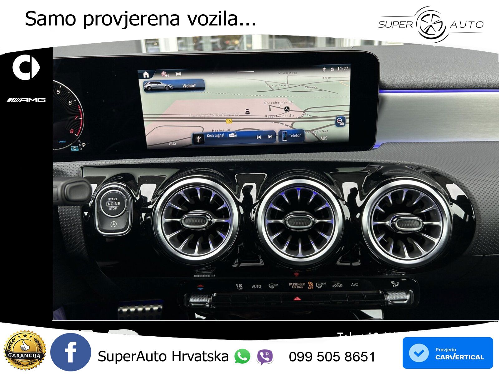 Mercedes-Benz A 180 7G-DCT LED+GR SJED+ACC