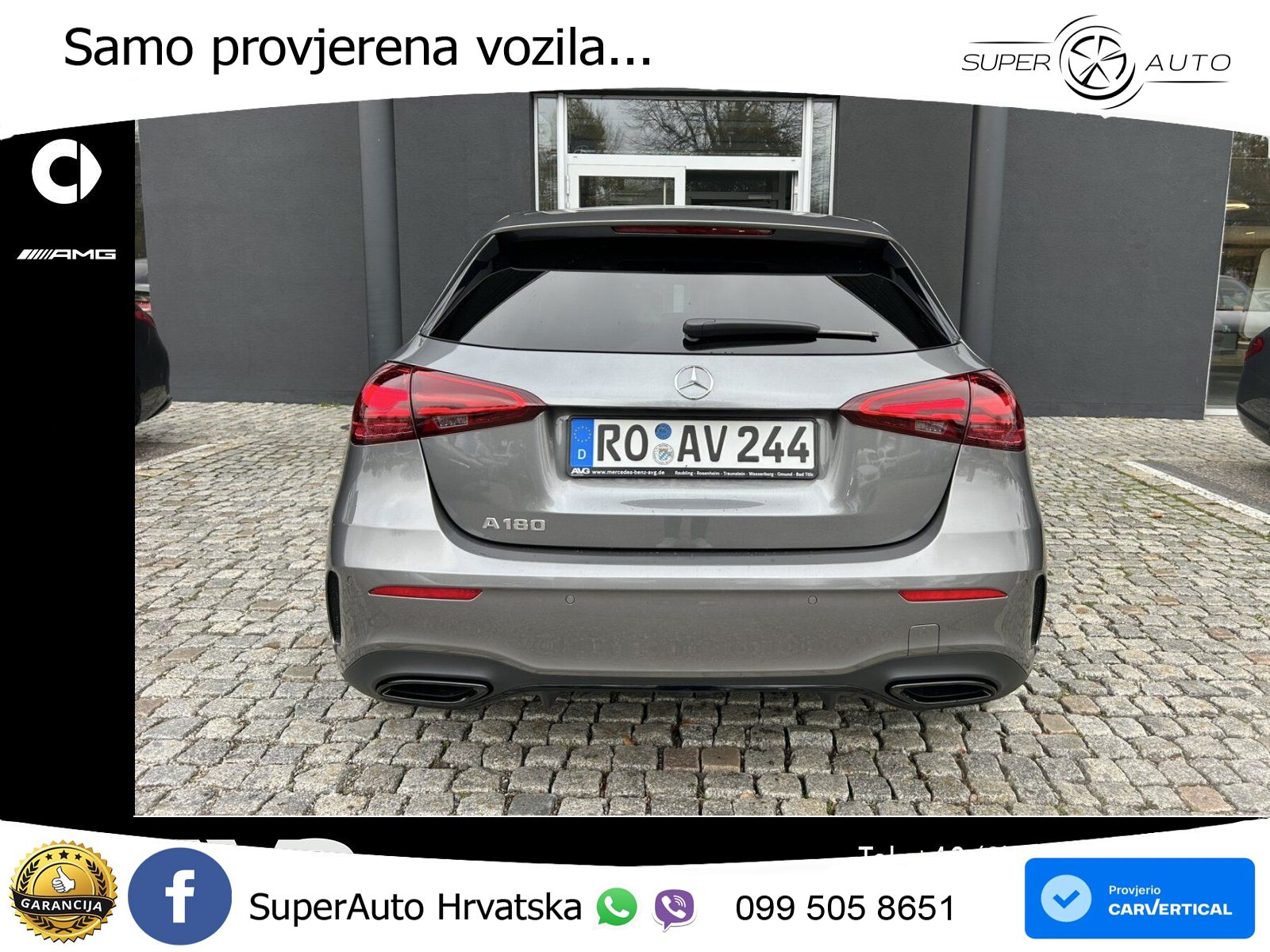 Mercedes-Benz A 180 7G-DCT LED+GR SJED+ACC