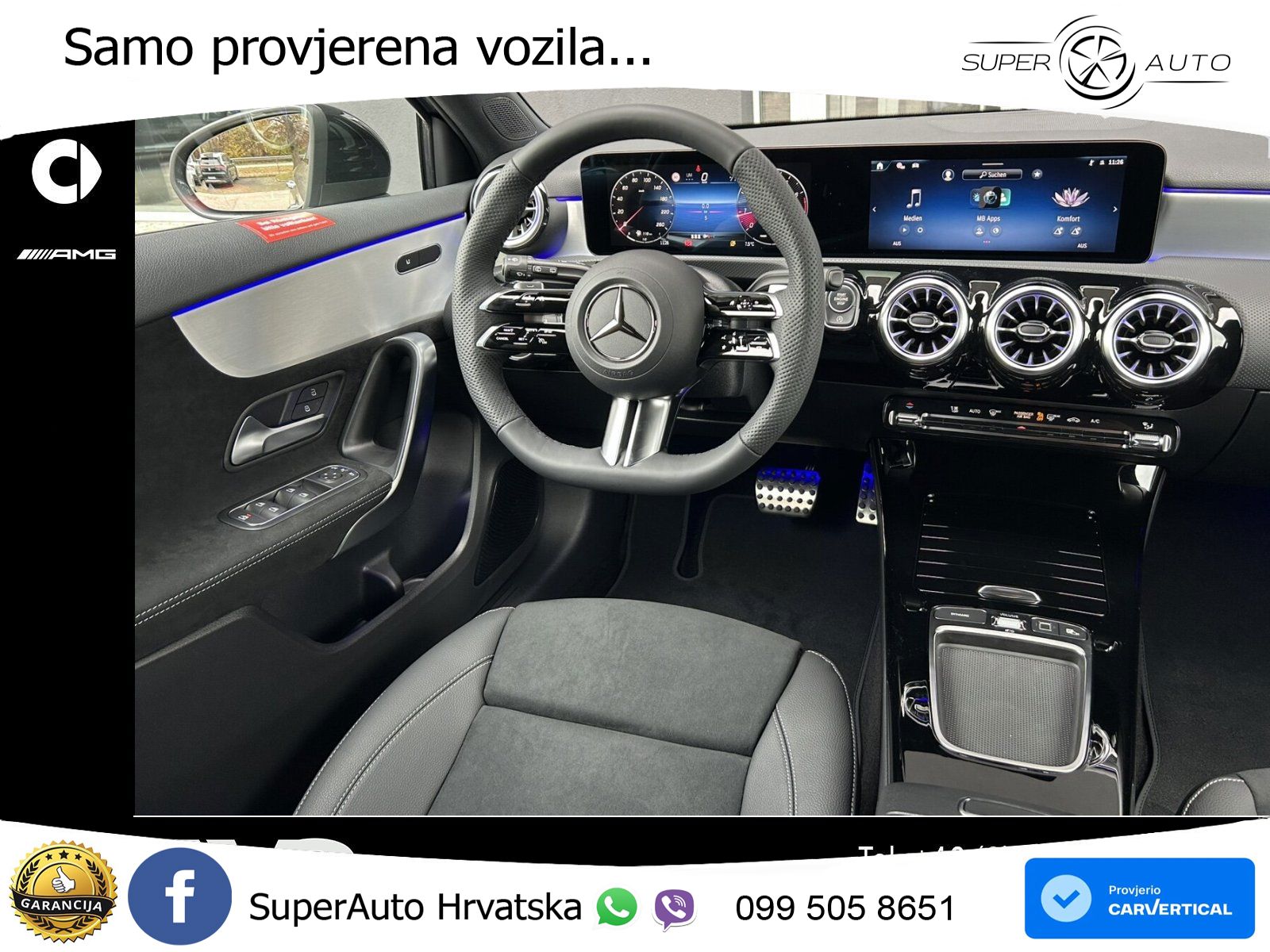 Mercedes-Benz A 180 7G-DCT LED+GR SJED+ACC