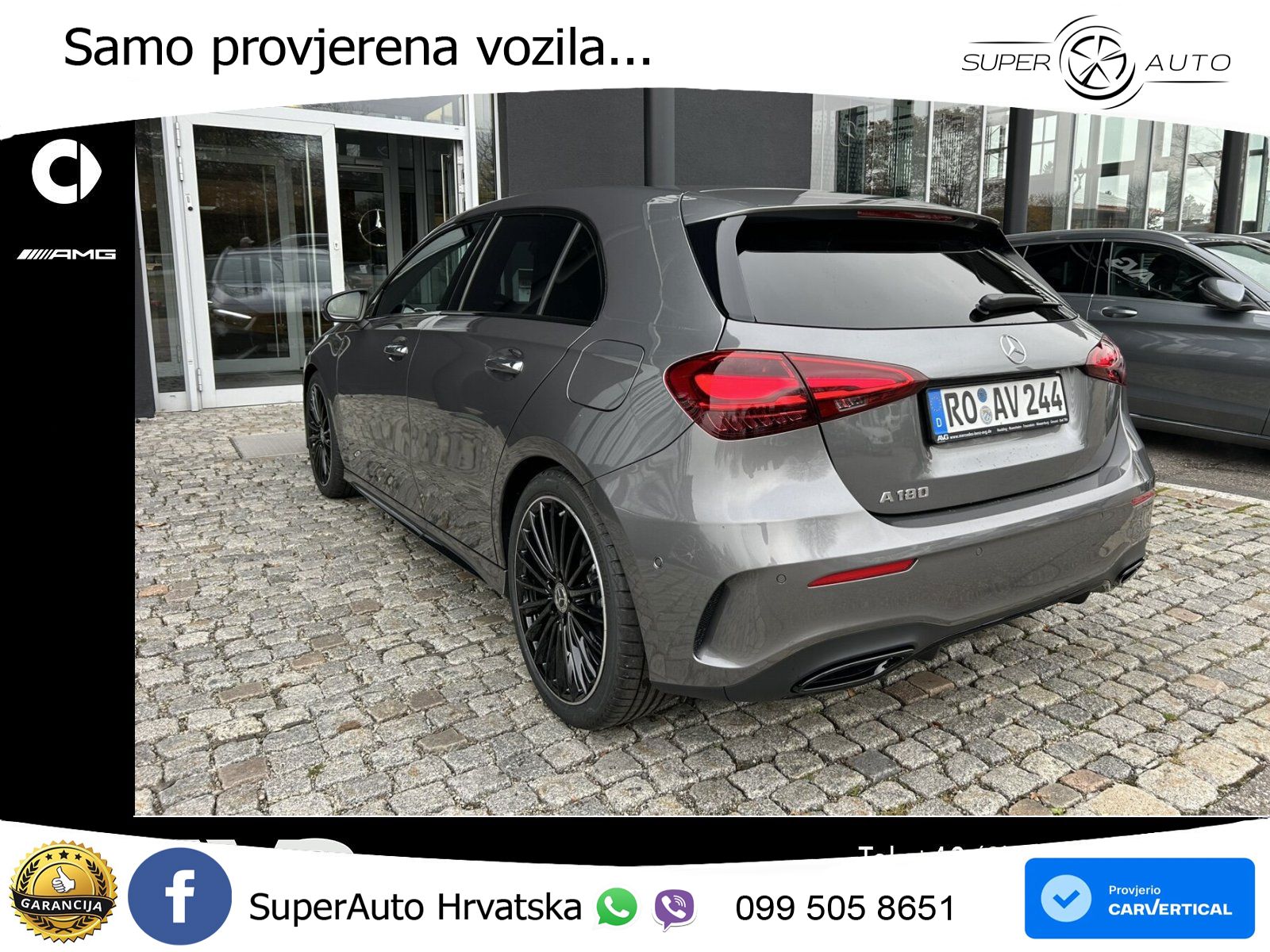 Mercedes-Benz A 180 7G-DCT LED+GR SJED+ACC