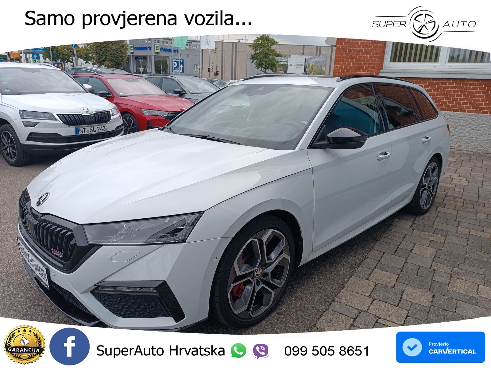 Škoda Octavia Combi RS 2.0 TSI (245 KS) DSG LED+GR SJED+ACC
