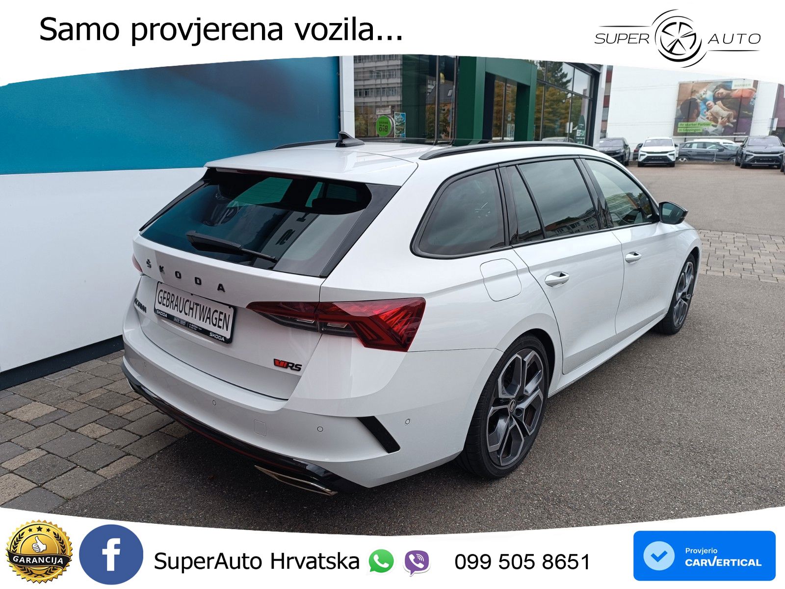 Škoda Octavia Combi RS 2.0 TSI (245 KS) DSG LED+GR SJED+ACC