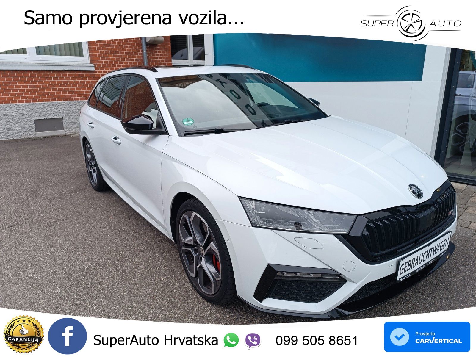 Škoda Octavia Combi RS 2.0 TSI (245 KS) DSG LED+GR SJED+ACC