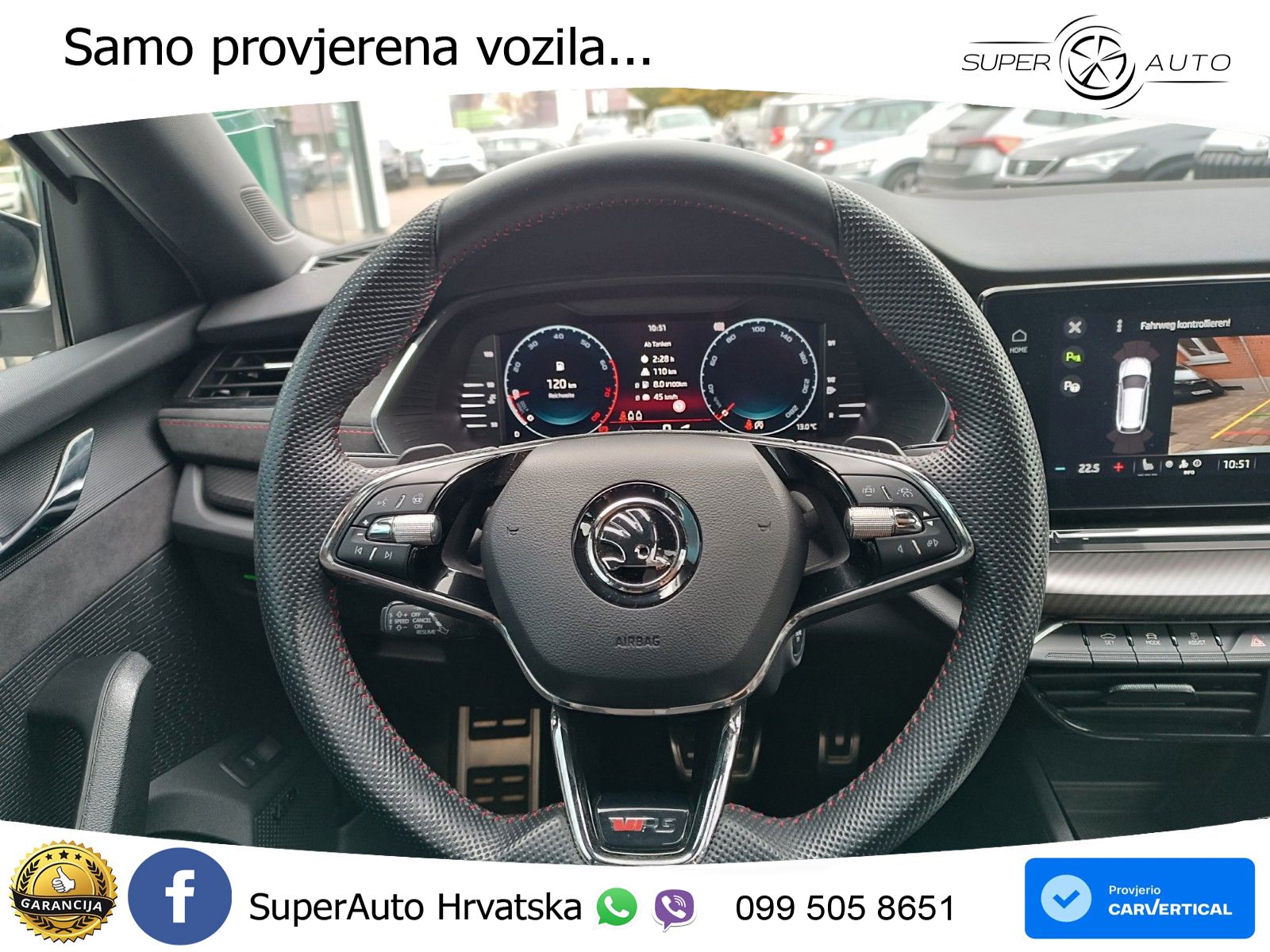 Škoda Octavia Combi RS 2.0 TSI (245 KS) DSG LED+GR SJED+ACC