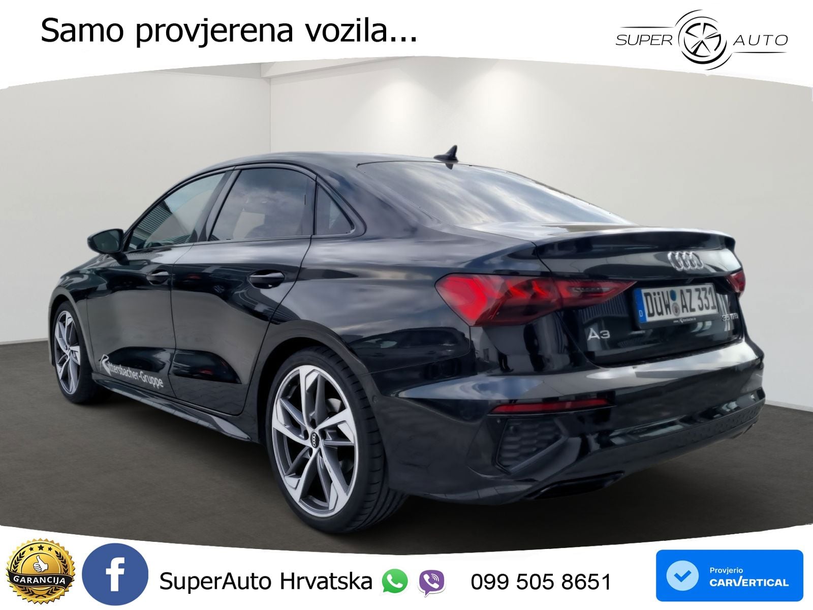 Audi A3 Limuzina 35 TFSI (150 KS) S tronic S line LED+GR SJED+ACC