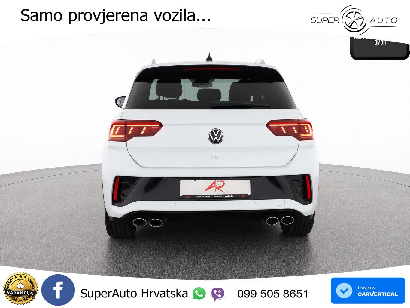 Volkswagen T-Roc I R 2.0 TSI (300 KS) OPF 4M DSG MATRIX+GR SJED+KAM