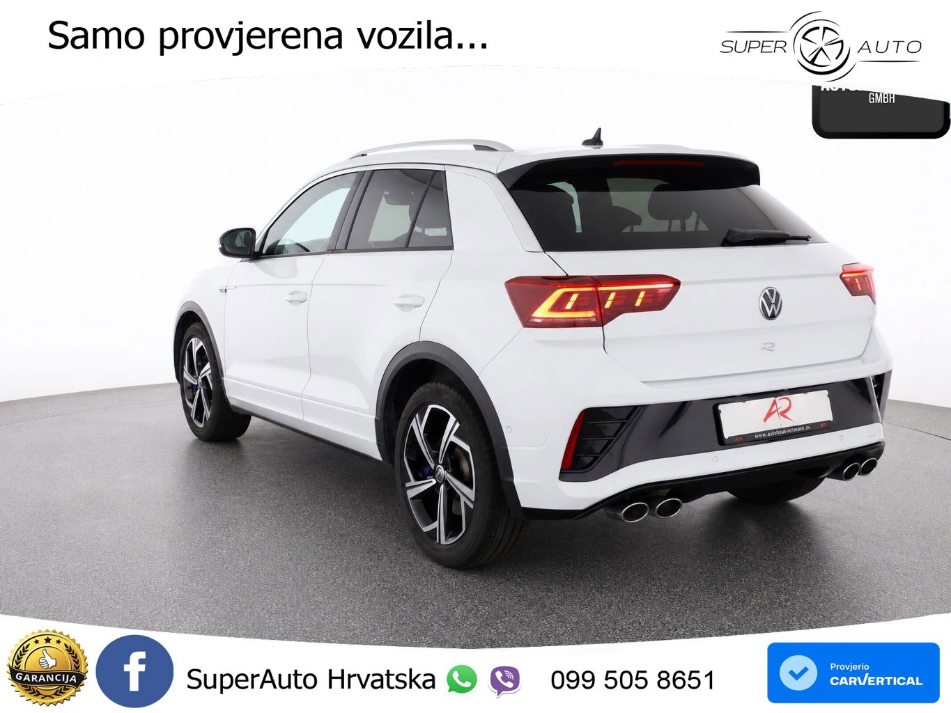 Volkswagen T-Roc I R 2.0 TSI (300 KS) OPF 4M DSG MATRIX+GR SJED+KAM