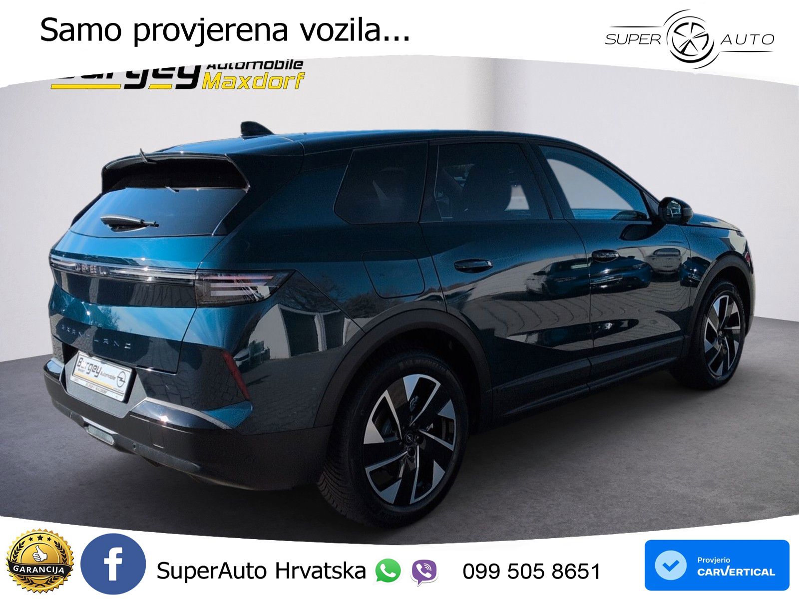 Opel Grandland 1.2 Turbo (145 KS) Hybrid eDCT GS LED+GR SJED+ACC
