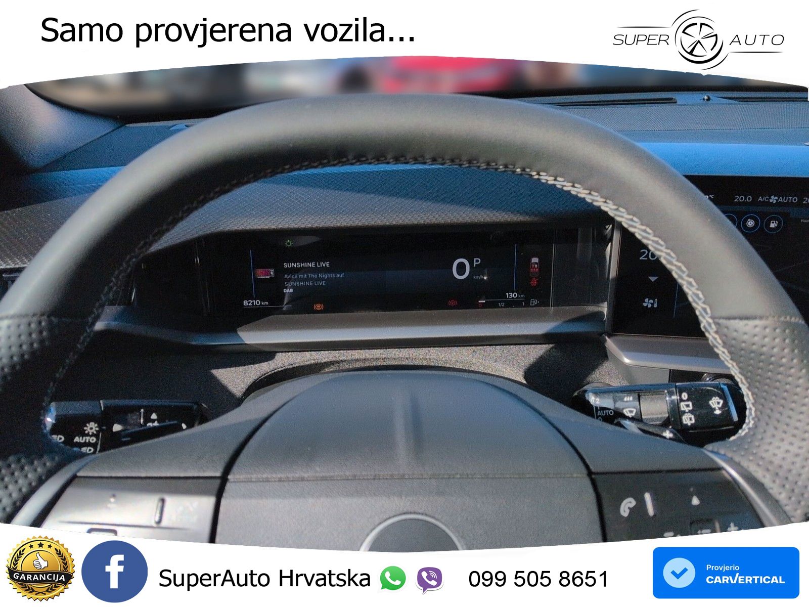 Opel Grandland 1.2 Turbo (145 KS) Hybrid eDCT GS LED+GR SJED+ACC