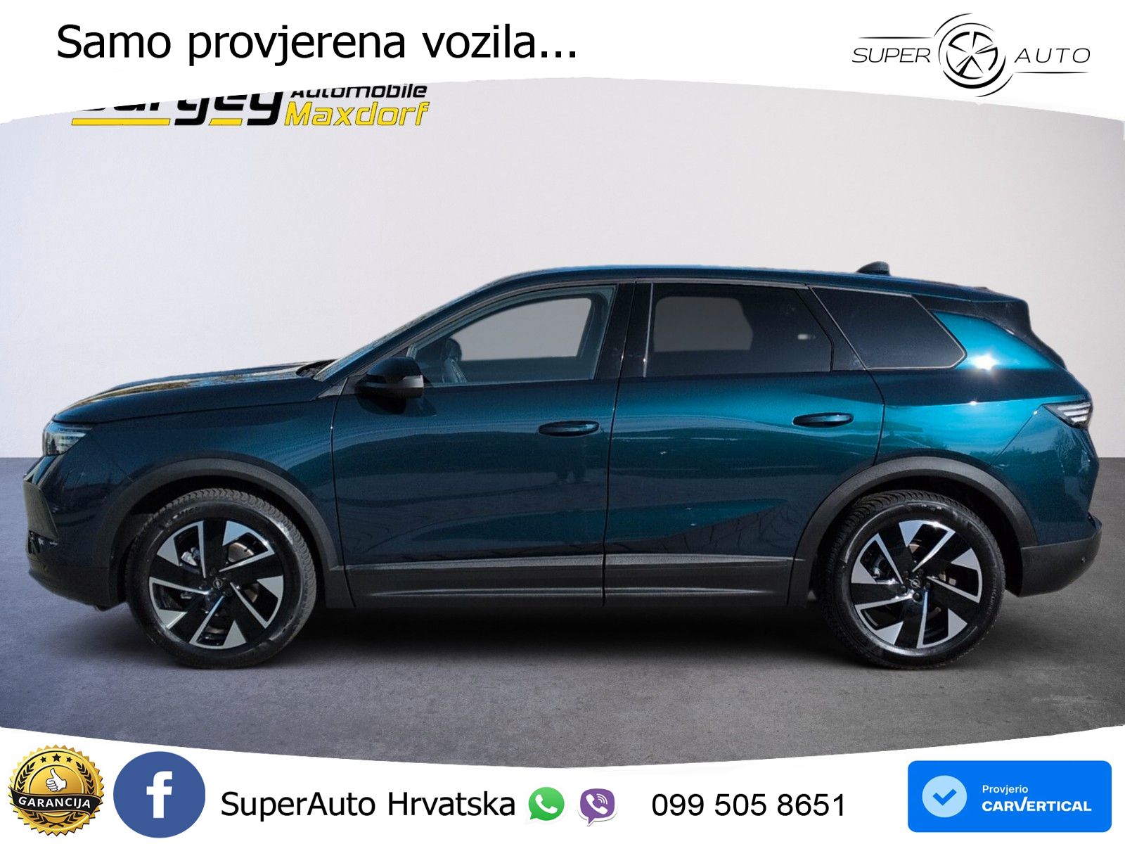 Opel Grandland 1.2 Turbo (145 KS) Hybrid eDCT GS LED+GR SJED+ACC