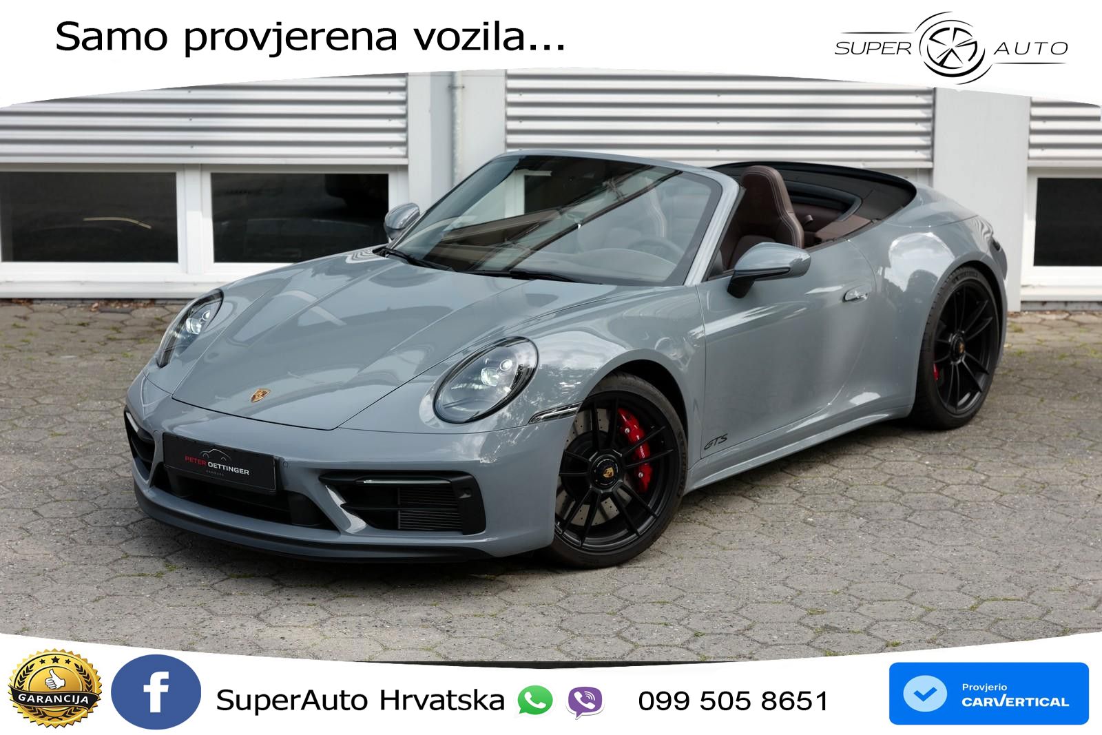 Porsche 911 Carrera 4 GTS Cabriolet 3.0 (480 KS) PDK