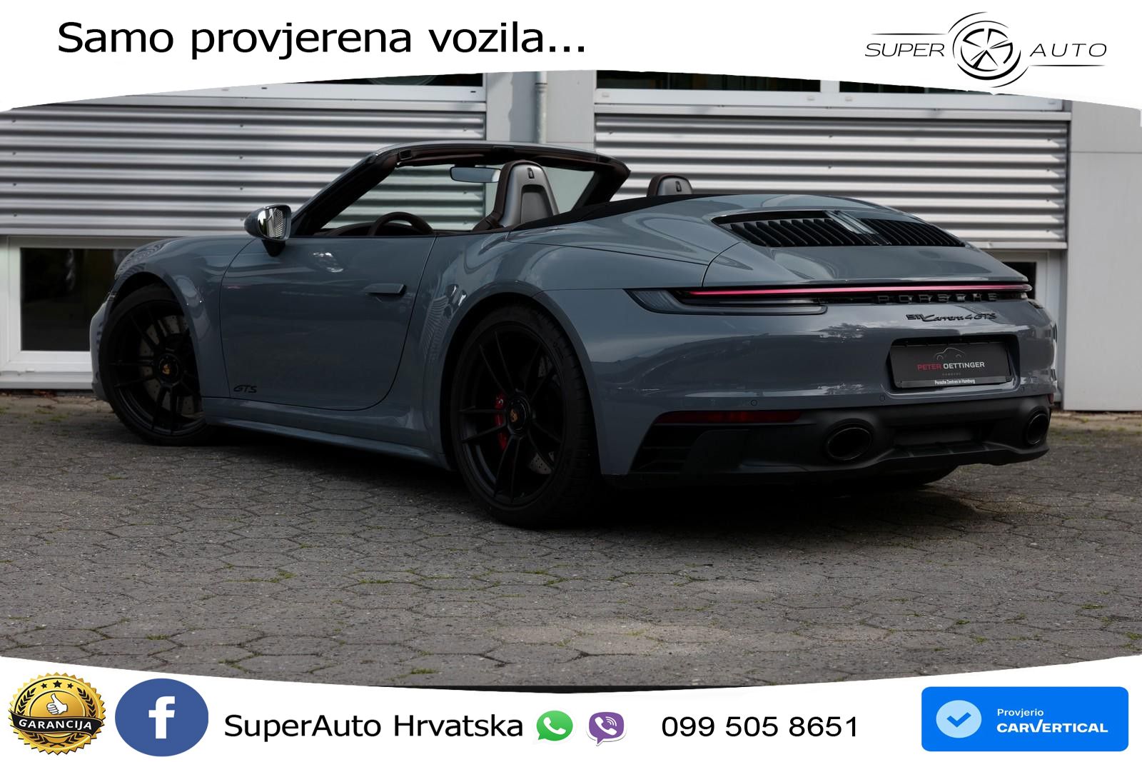 Porsche 911 Carrera 4 GTS Cabriolet 3.0 (480 KS) PDK