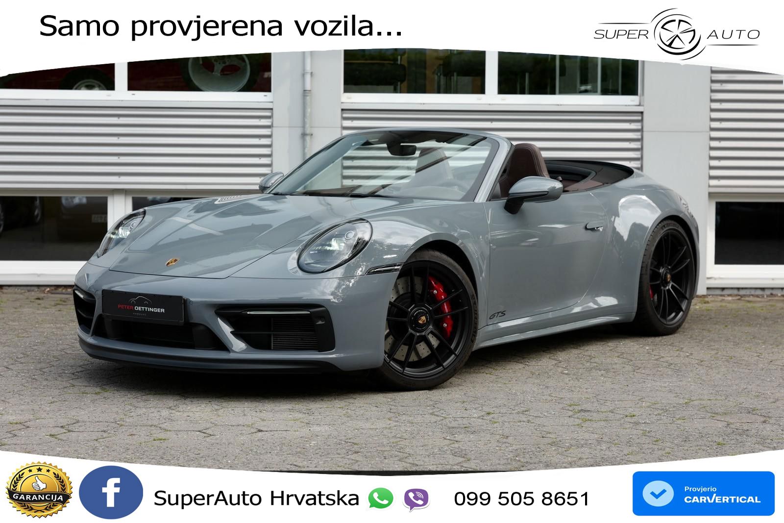Porsche 911 Carrera 4 GTS Cabriolet 3.0 (480 KS) PDK
