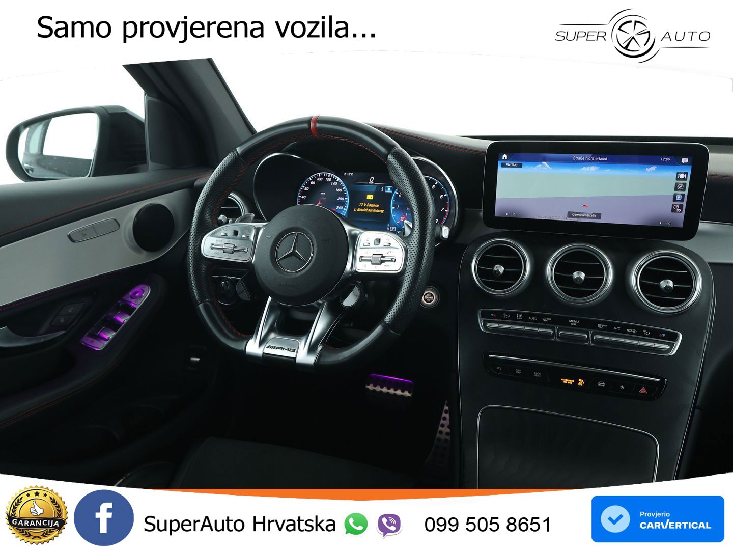 Mercedes AMG GLC 43 V6 (390 KS) 4MATIC TCT LED+GR SJED+ACC
