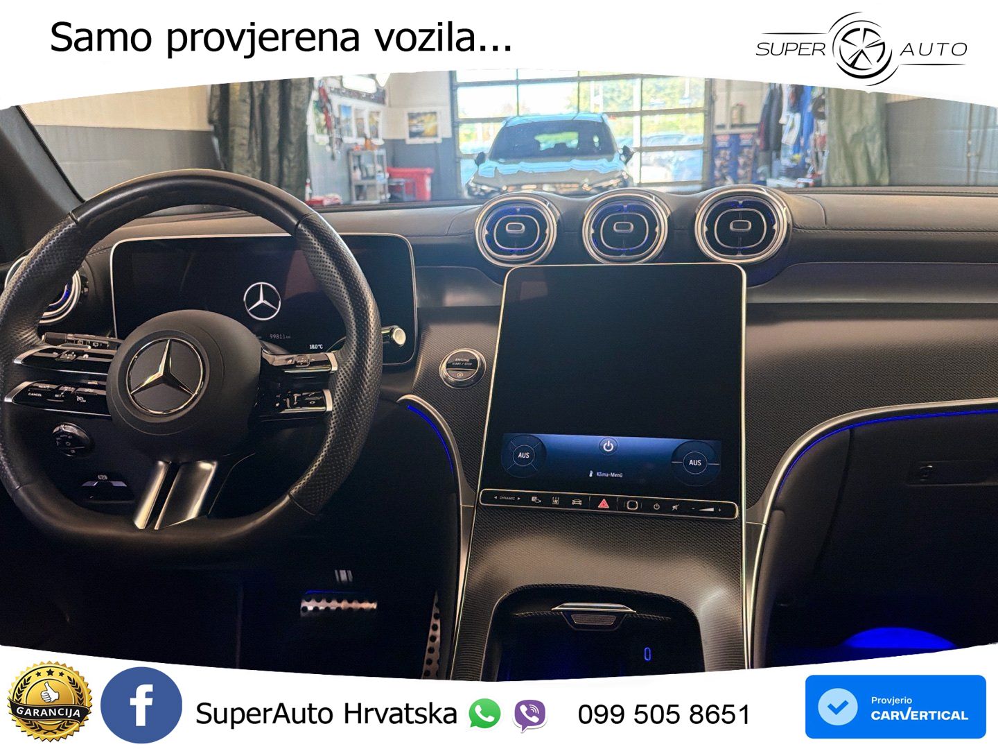 Mercedes GLC 300d (269 KS) 4MATIC 9G-TRONIC AMG ZRAČNI+ACC+GR SJED+360+PANO