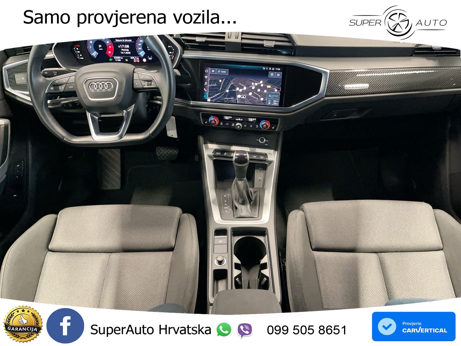 Audi Q3 II Sportback 45 TFSI (245 KS) quattro S tronic S line LED+GR SJED+ACC