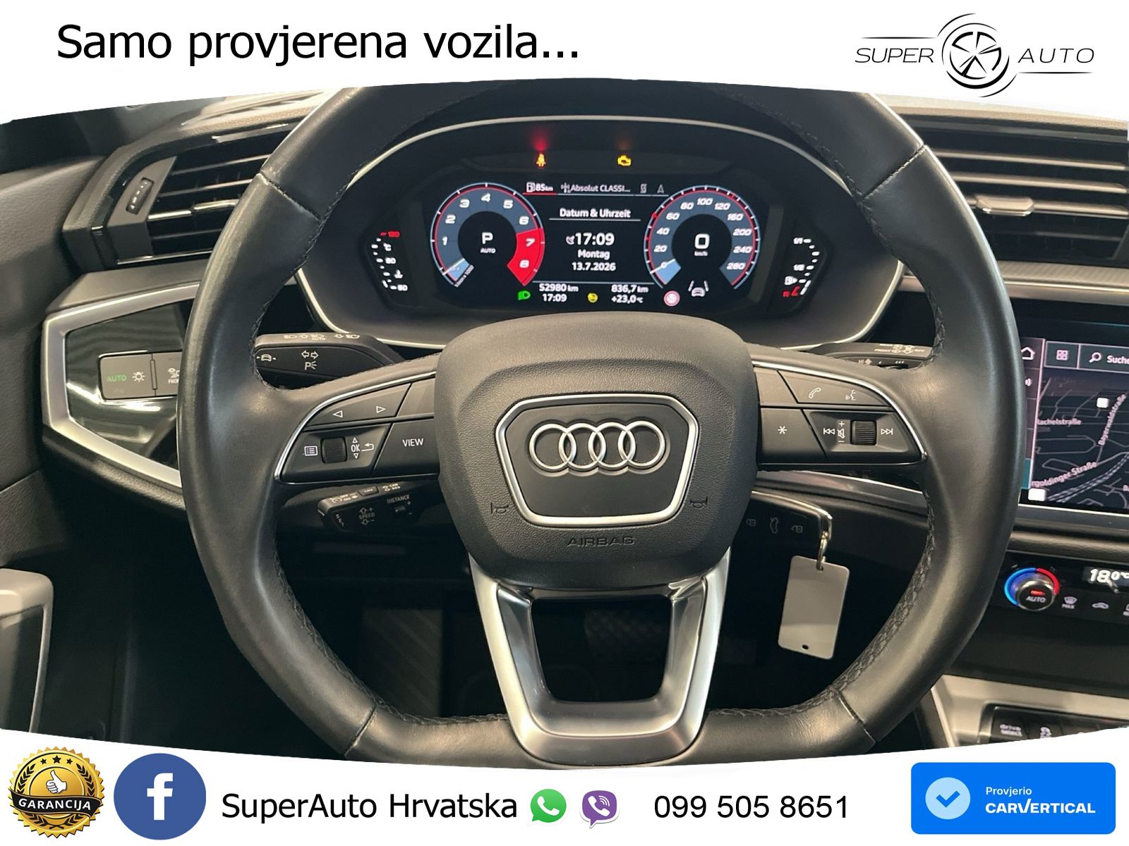 Audi Q3 II Sportback 45 TFSI (245 KS) quattro S tronic S line LED+GR SJED+ACC