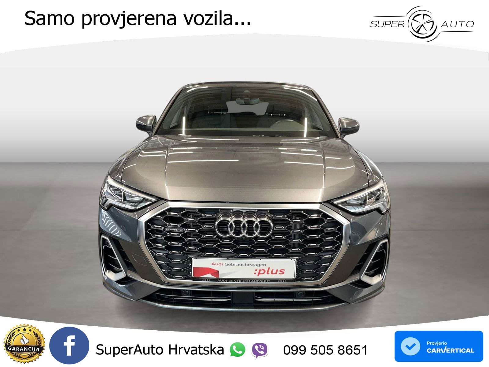 Audi Q3 II Sportback 45 TFSI (245 KS) quattro S tronic S line LED+GR SJED+ACC