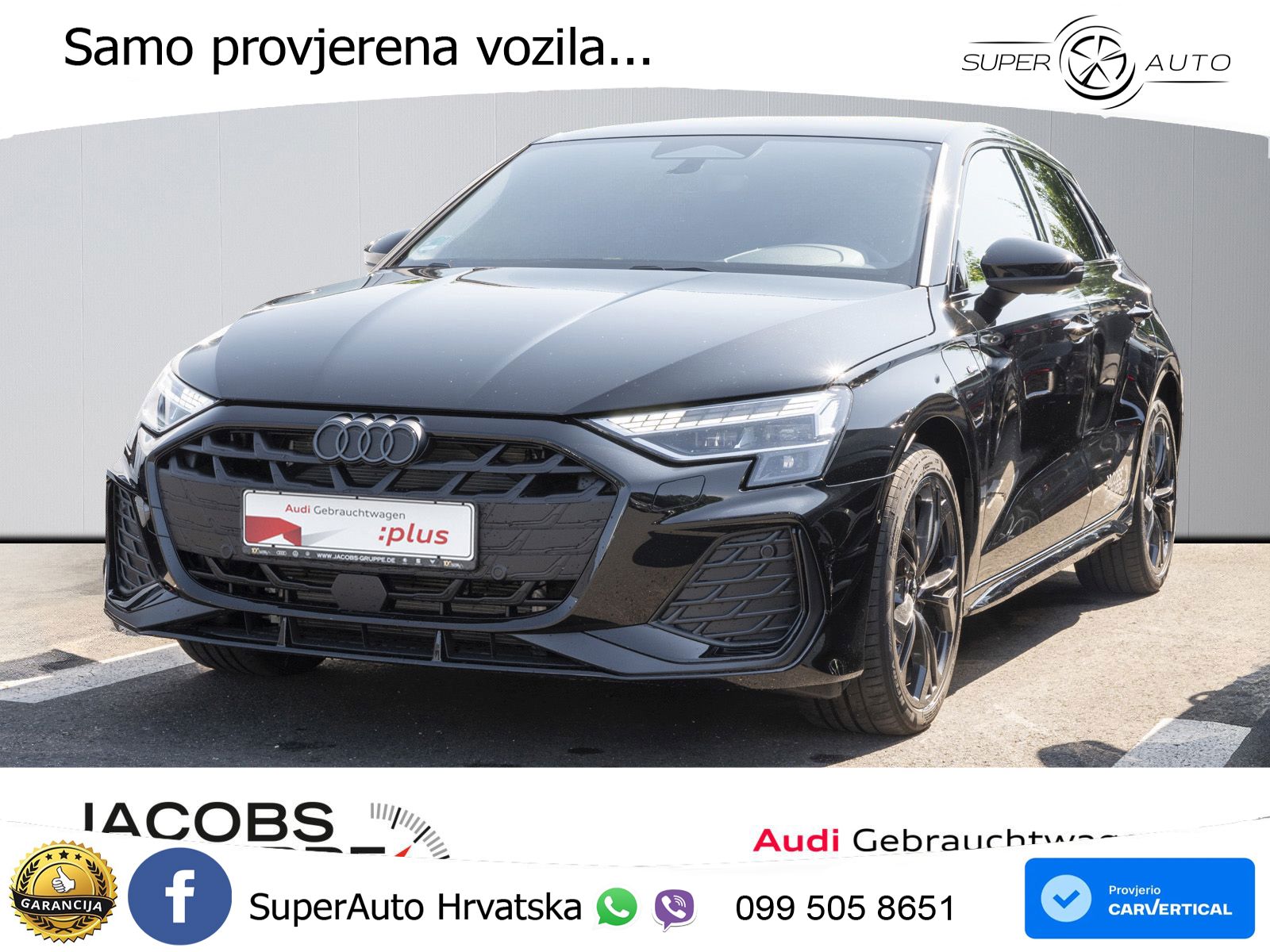 Audi A3 Sportback 40 TFSI e (204 KS) Plug-in Hybrid S tronic S line LED+GR SJED+ACC