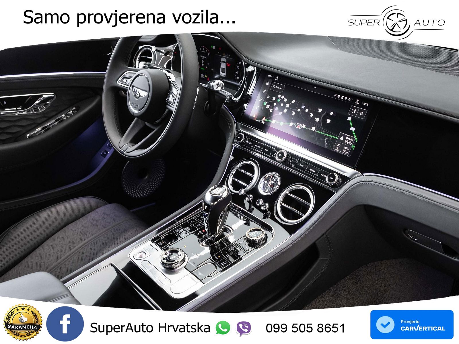Bentley Continental GT IV 4.0 V8 TFSi (782 KS) AWD DCT ZRAČNI+ACC+GR SJED+360