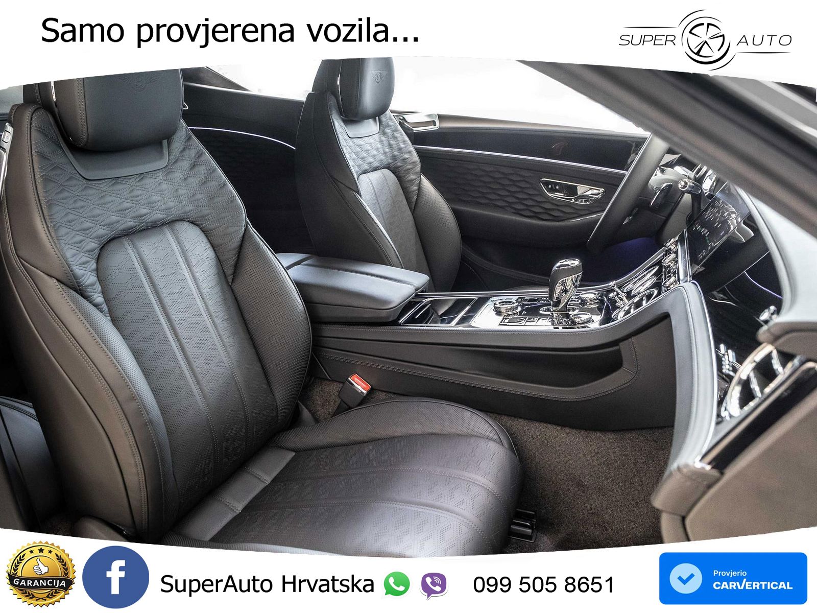 Bentley Continental GT IV 4.0 V8 TFSi (782 KS) AWD DCT ZRAČNI+ACC+GR SJED+360