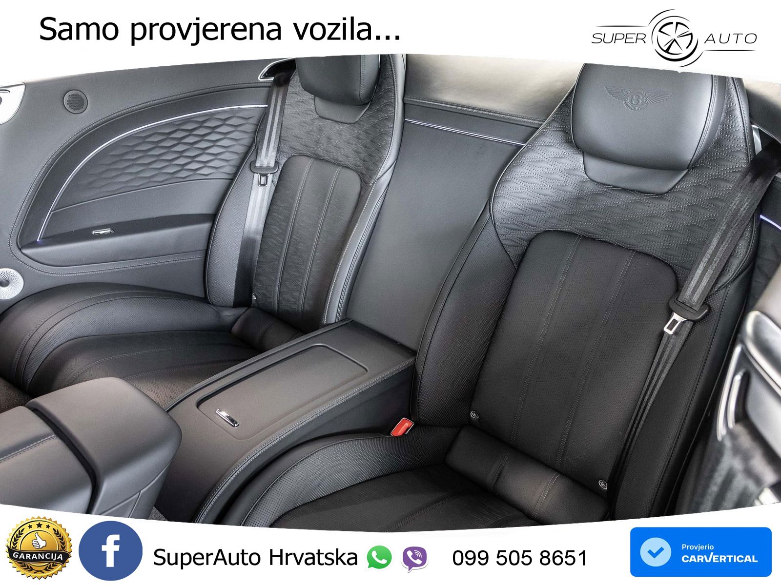 Bentley Continental GT IV 4.0 V8 TFSi (782 KS) AWD DCT ZRAČNI+ACC+GR SJED+360