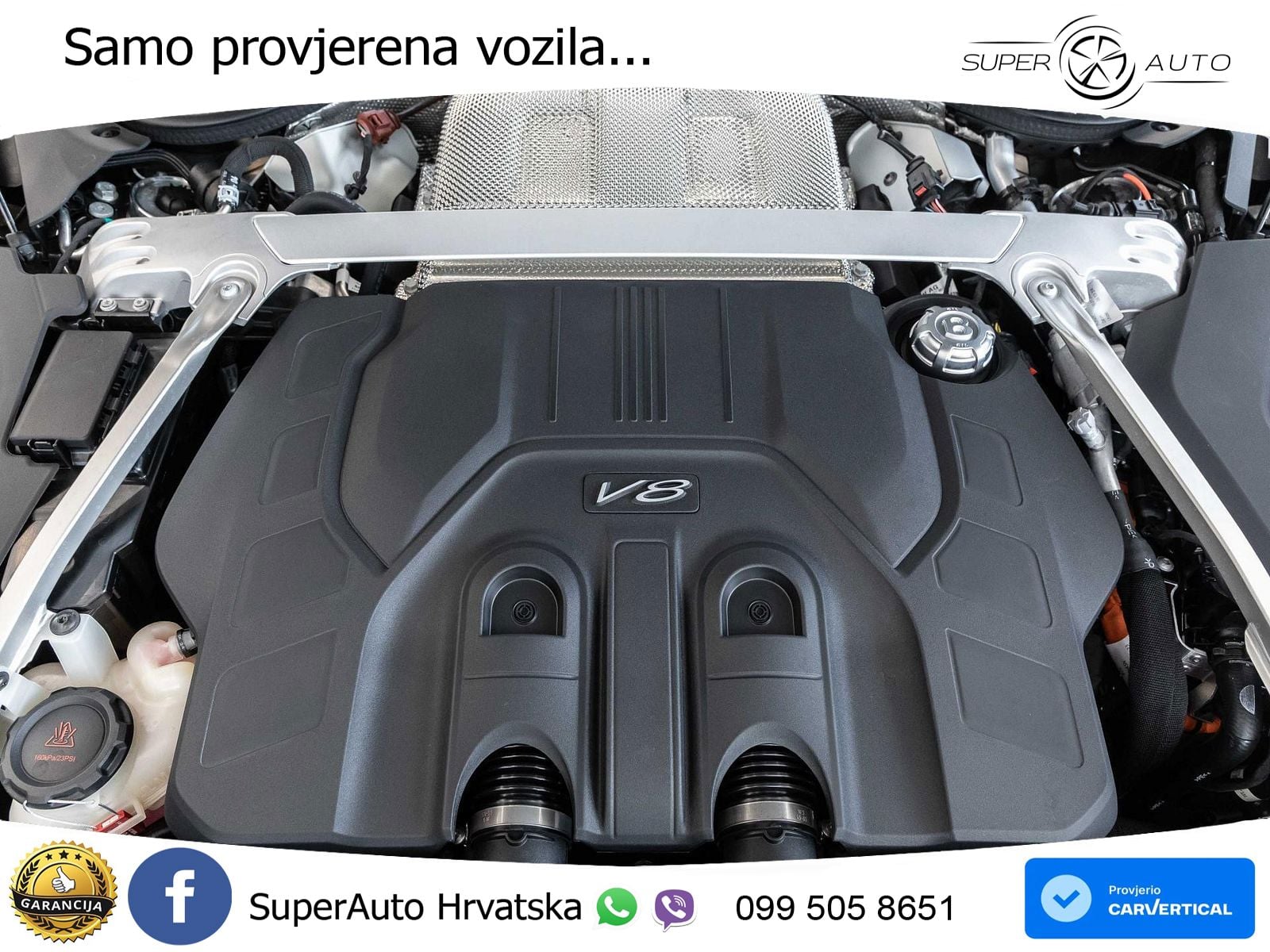 Bentley Continental GT IV 4.0 V8 TFSi (782 KS) AWD DCT ZRAČNI+ACC+GR SJED+360