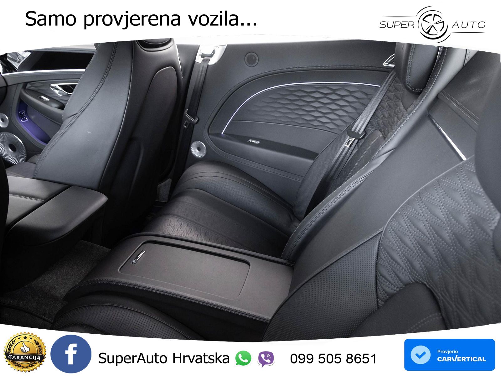Bentley Continental GT IV 4.0 V8 TFSi (782 KS) AWD DCT ZRAČNI+ACC+GR SJED+360