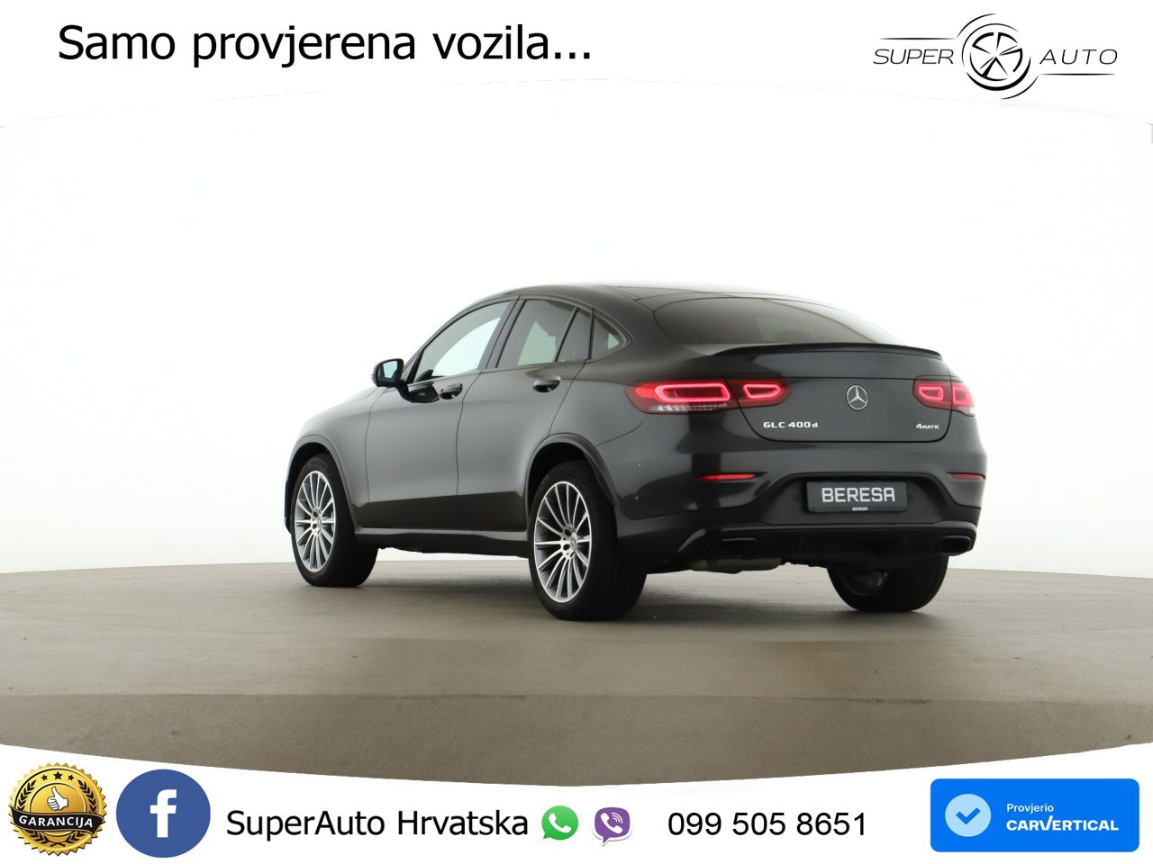 Mercedes GLC Coupe 400d (330 KS) 4MATIC 9G-TRONIC AMG LED+GR SJED+ACC
