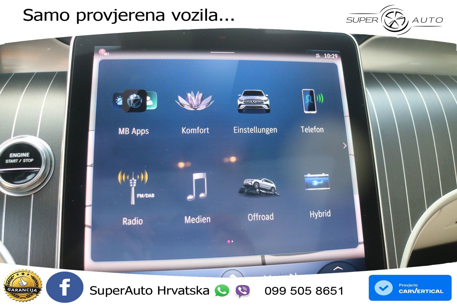 Mercedes GLC 400e (381 KS) 4MATIC 9G-TRONIC Avantgarde ZRAČNI+ACC+GR SJED+360+PANO