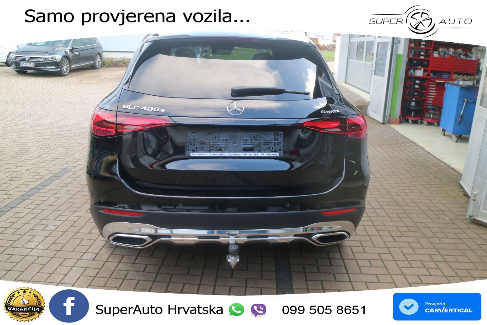 Mercedes GLC 400e (381 KS) 4MATIC 9G-TRONIC Avantgarde ZRAČNI+ACC+GR SJED+360+PANO