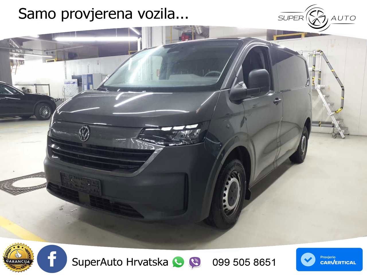 Volkswagen T7 Transporter Kasten Navi AHK PDC CAM 150 KS
