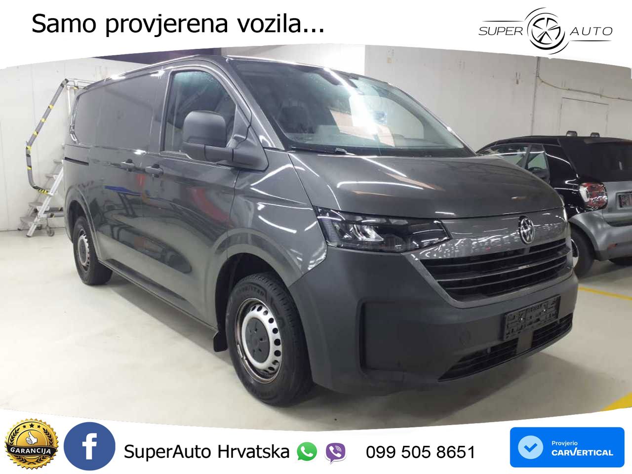 Volkswagen T7 Transporter Kasten Navi AHK PDC CAM 150 KS