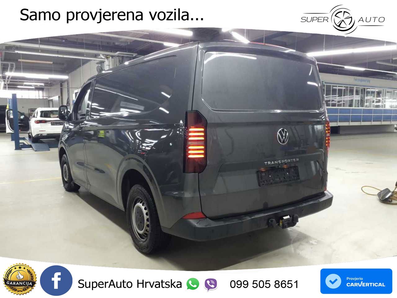 Volkswagen T7 Transporter Kasten Navi AHK PDC CAM 150 KS