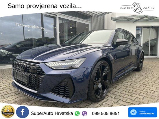 Audi RS6 Avant 4.0 TFSI V8 (600 KS) quattro Tiptronic ZRAČNI+ACC+GR SJED+KAM+PANO