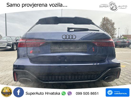 Audi RS6 Avant 4.0 TFSI V8 (600 KS) quattro Tiptronic ZRAČNI+ACC+GR SJED+KAM+PANO