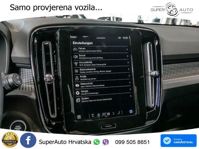 Volvo XC40 2.0 B3 163 KS Automatic LED+GR SJED+ACC